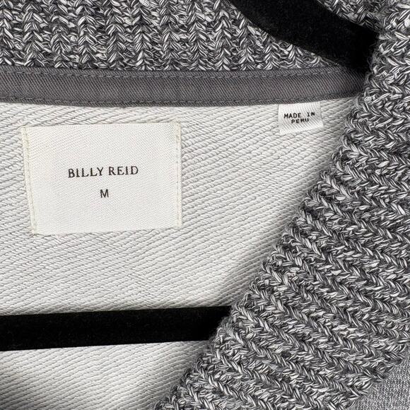 Billy Reid Grey Shawl Collar Preppy Heritage Old Money Pullover Sweater Mens M - Picture 4 of 6